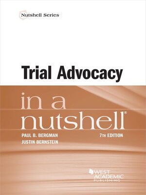 cover image of Trial Advocacy in a Nutshell